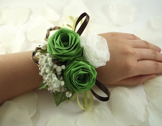 Origami Wrist Corsages